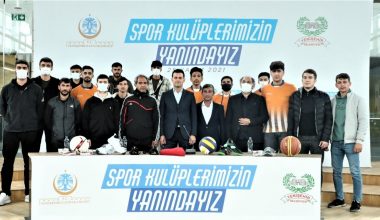 AMATÖR SPOR KULÜPLERİNE MALZEME DESTEĞİ